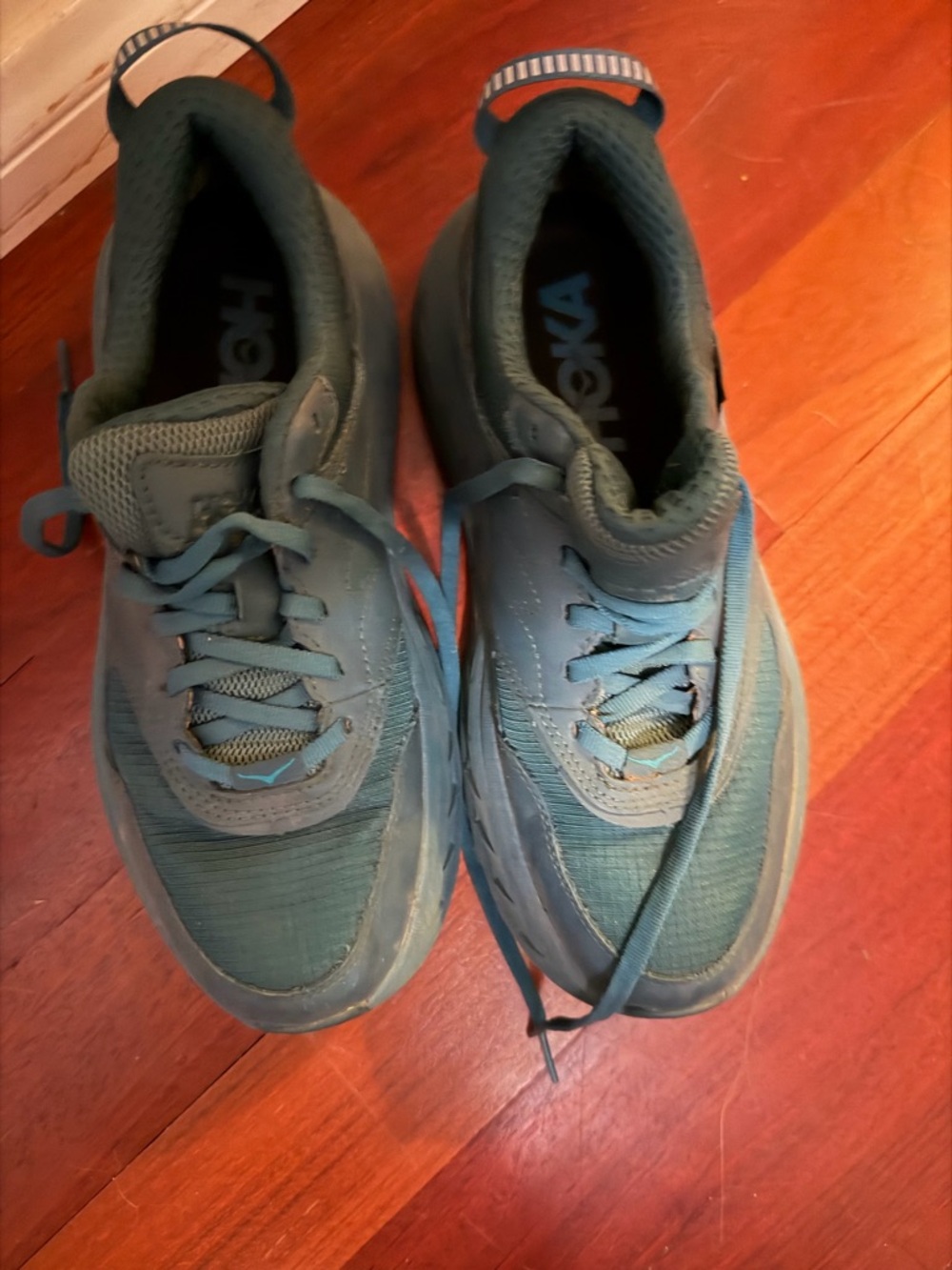 Hoka teal running shoes. Bondi GTX